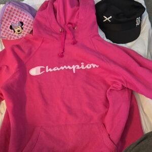 Champion Bright Pink Hoodie